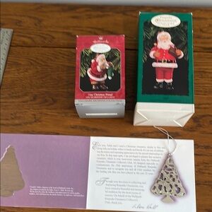Hallmark Keepsake Santa Ornaments